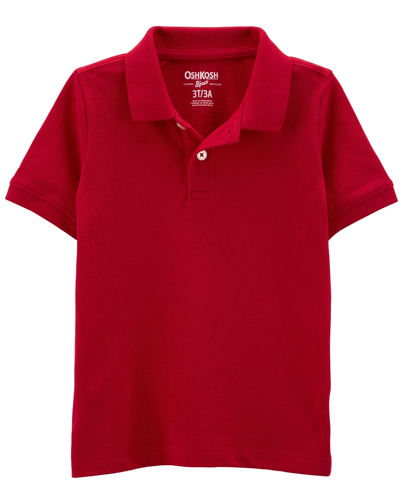 Toddler Piqué Polo Shirt