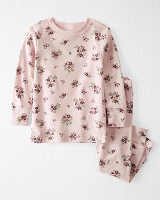 Baby Organic Cotton Pajamas Set Wildberry Bouquet