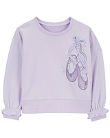 Toddler 2-Piece Ballet Pullover & Skort Set