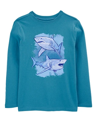 Kid Shark Long-Sleeve Graphic Tee