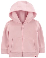 Baby 2-Piece Zip-Up Fleece Hoodie & Pants Set