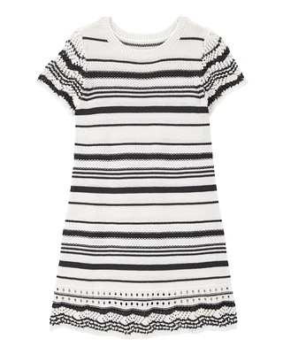 Kid Striped Sweater Dress