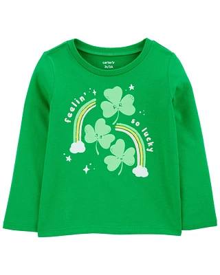 Toddler St. Patrick's Day Long-Sleeve Tee - Green