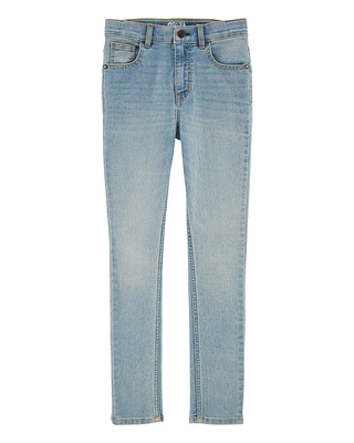 Kid Light Blue Wash Skinny-Leg Jeans