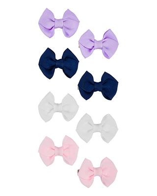 8-Pack Bow Hair Clips