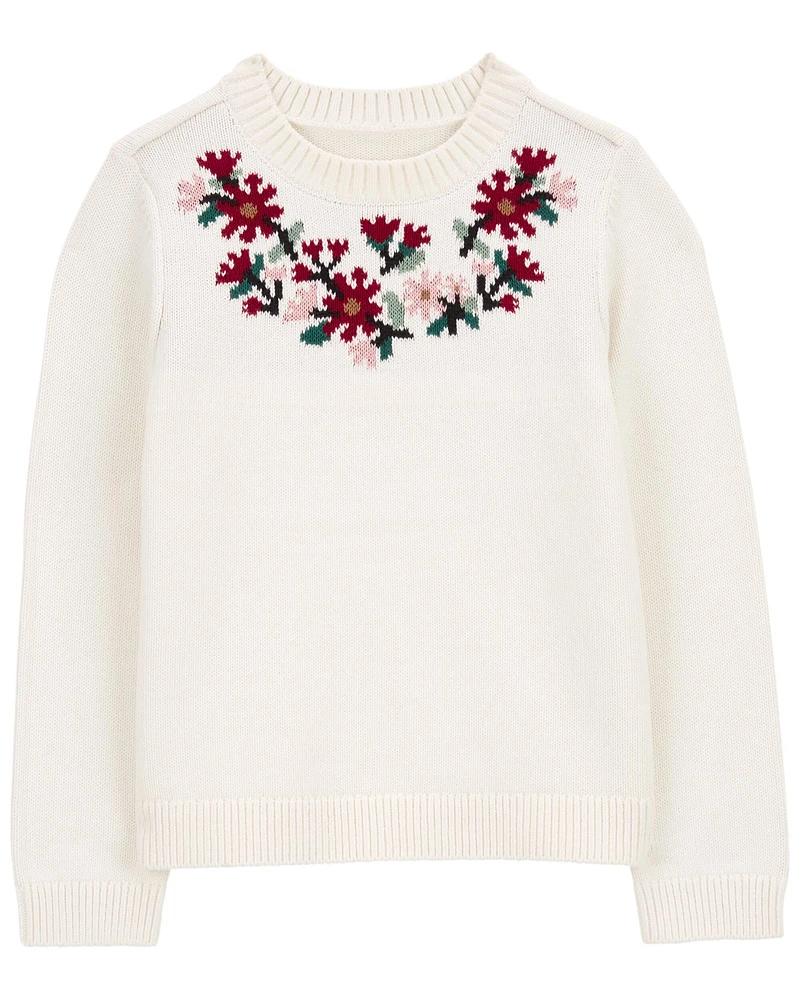 Kid Holiday Cotton Sweater