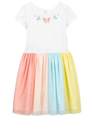 Kid Rainbow Tutu Dress