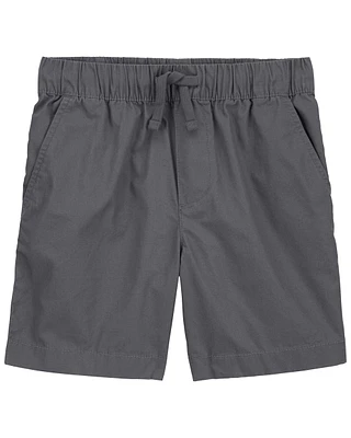 Kid Pull-On Poplin Shorts