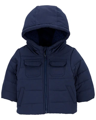 Baby Zip-Up Hooded Puffer