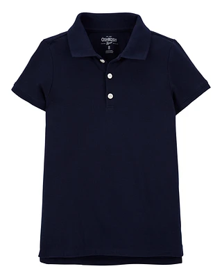 Kid Pique Cotton Uniform Polo