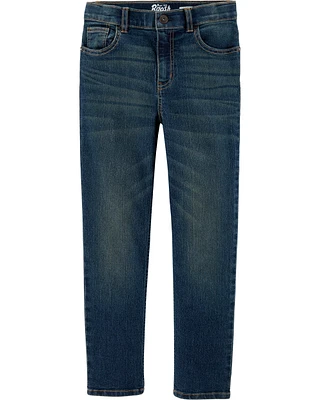 Kid Dark Wash Straight-Leg Jeans