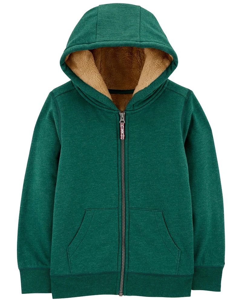 Kid Zip-Up Fleece Hoodie