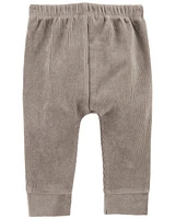 Baby Pull-On Ribbed Velour Pants