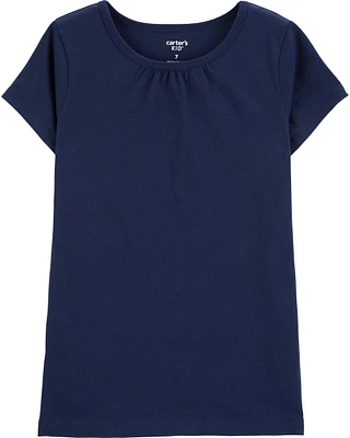 Kid Navy Cotton Tee