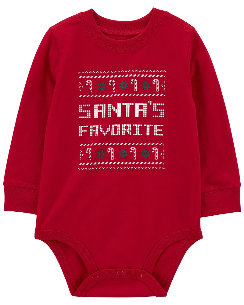 Baby Santa's Helper Bodysuit