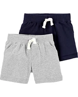 Baby 4-Pack Pull-On Shorts Set