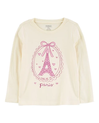 Toddler Paris Long-Sleeve Graphic Tee