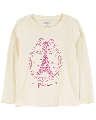 Toddler Paris Long-Sleeve Graphic Tee