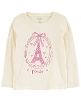 Toddler Paris Long-Sleeve Graphic Tee