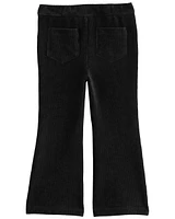 Toddler Pull-On Velour Flare Pants