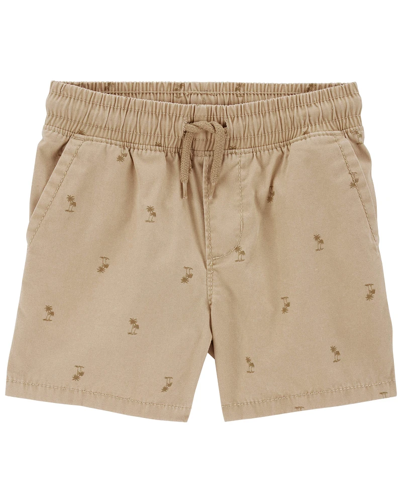 Toddler Drawstring Canvas Shorts