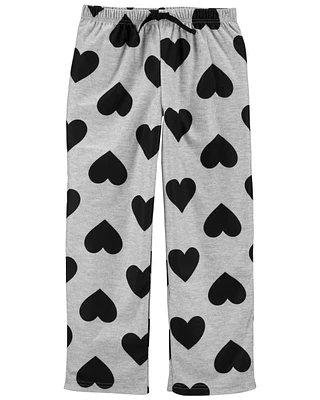 Kid Heart Pull-On Fleece Pajama Pants