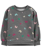 Kid Butterfly Fleece Sweatshirt