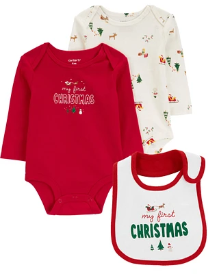 Baby 3-Piece My First Christmas Set