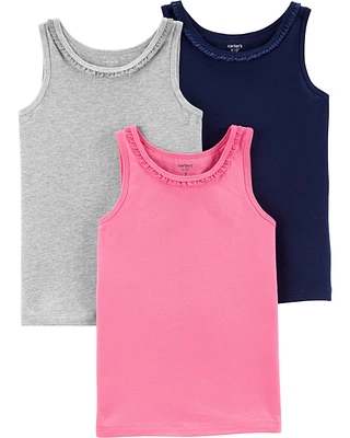 Kid 3-Pack Cami Tanks