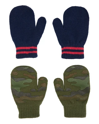 Toddler 2-Pack Gripper Mittens