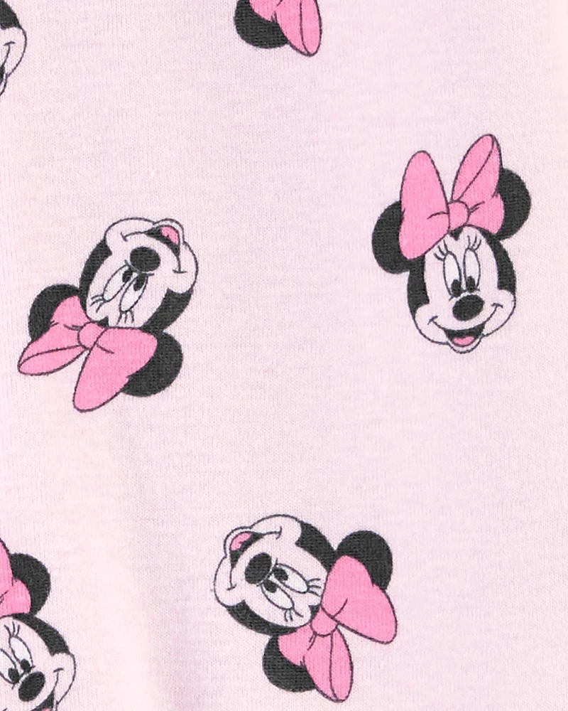 Baby 1-Piece Minnie Mouse 100% Snug Fit Cotton Footie Pajamas