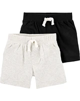 Baby 4-Pack Pull-On Shorts Set