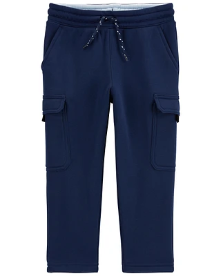 Baby Solid Fleece Pants - Navy