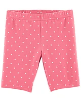 Kid Polka Dot Bike Shorts