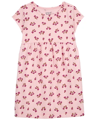 Toddler Floral Jersey Dress