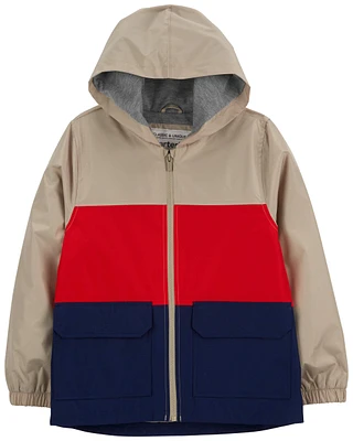 Kid Colorblock Rain Jacket