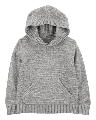 Baby Chunky Waffle Pullover Sweater - Gray