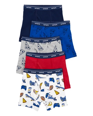 Toddler 5-Pack Boxer Briefs Underwear