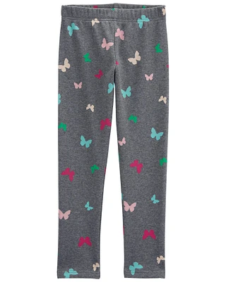 Butterfly Cozy Fleece Leggings