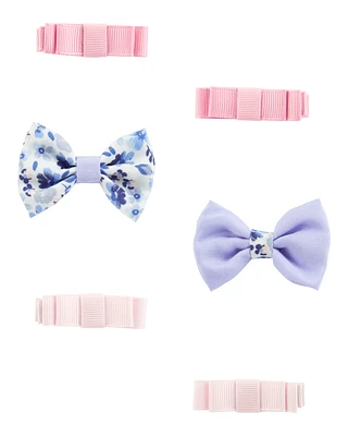 Baby 6-Pack Bow Hair Clips