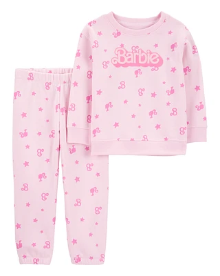 Toddler 2-Piece Barbie Sweatshirt & Pant Set