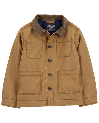 Toddler Button-Front Barn Jacket