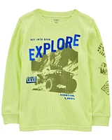 Kid Explore Truck Thermal Graphic Tee