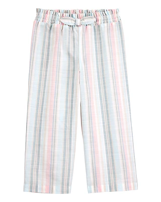 Toddler Striped Tie-Waist Pants