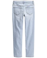 Kid Light Blue Ice Wash Skinny-Leg Jeans