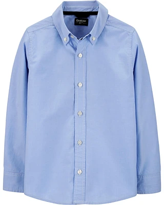 Kid Uniform Button-Front Shirt