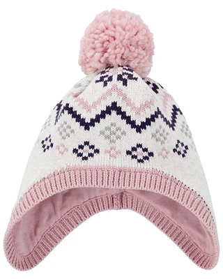 Baby Fair Isle Trapper Hat