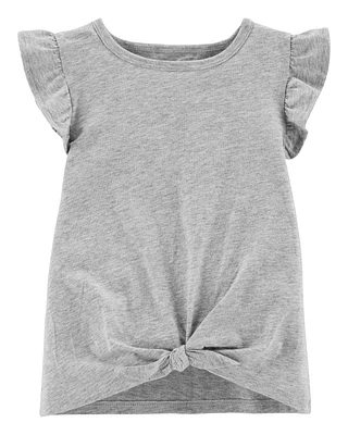 Toddler Tie-Front Jersey Tee