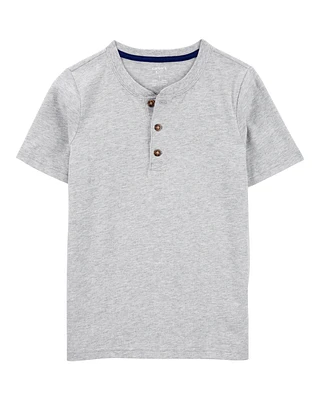 Kid Short-Sleeve Henley Tee