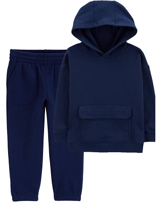 Toddler 2-Piece Fleece Hoodie & Pants Set